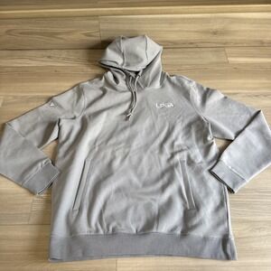 Levelwear LPGA Golf Hoodie Sweatshirt Mens XL Gray Grey Pullover Embroidered